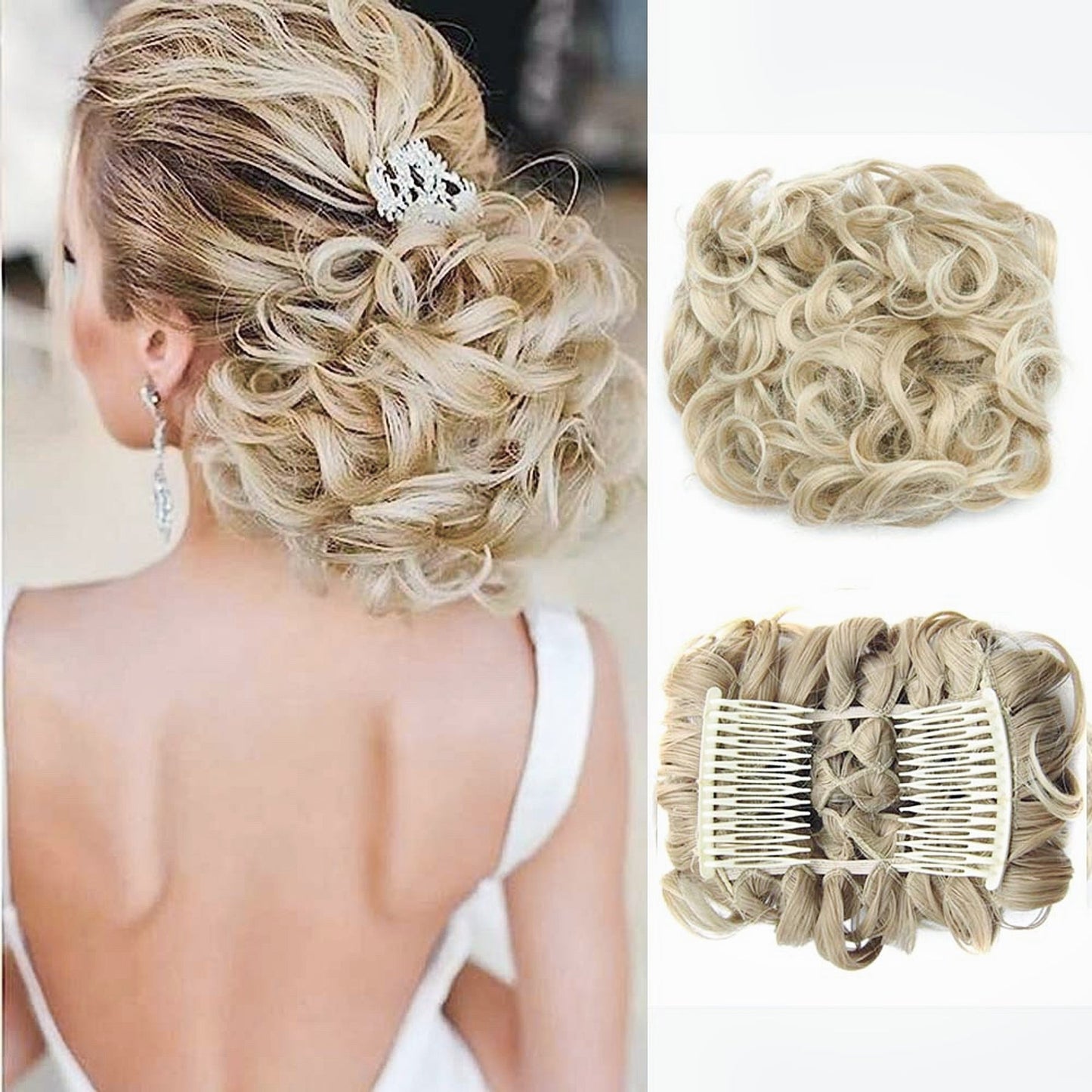 Curly Knot Hair Extension – FluffyFix-11#-Nora Luxe
