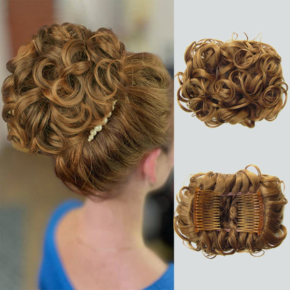 Curly Knot Hair Extension – FluffyFix-16#-Nora Luxe