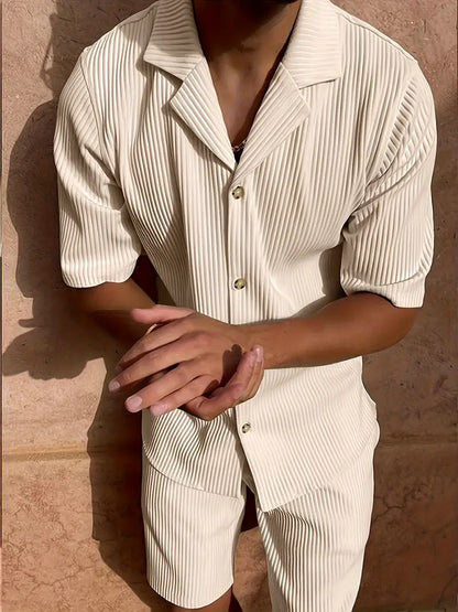 Relaxed Natural Cotton Summer Set