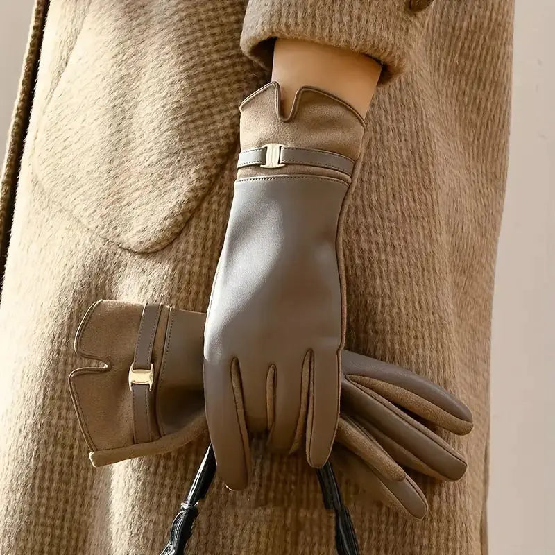 Waterproof Insulated Leather Gloves