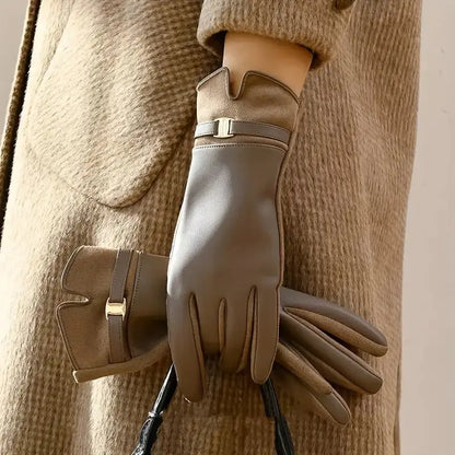 Waterproof Insulated Leather Gloves