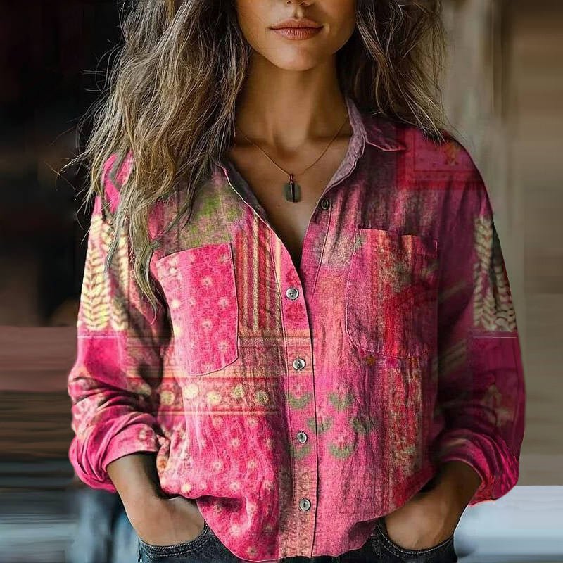 Classic Women's Button Front Shirt