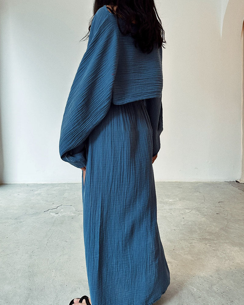 Lightweight Cotton Two-Piece Outfit