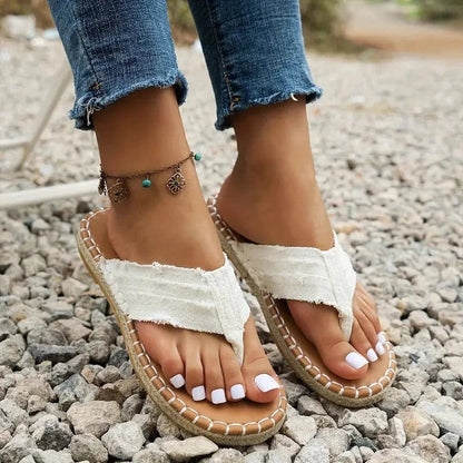 Women's Flat Summer Sandals - EasyApparels