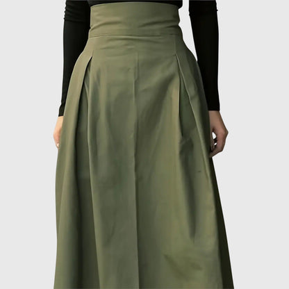 Elegant Mid Length Flowy Skirt