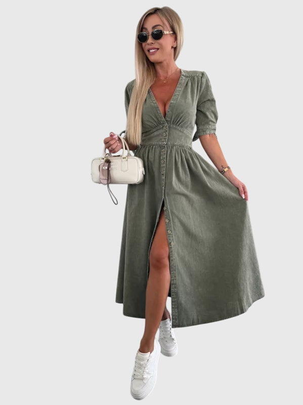 Classic Blue Jeans Dress