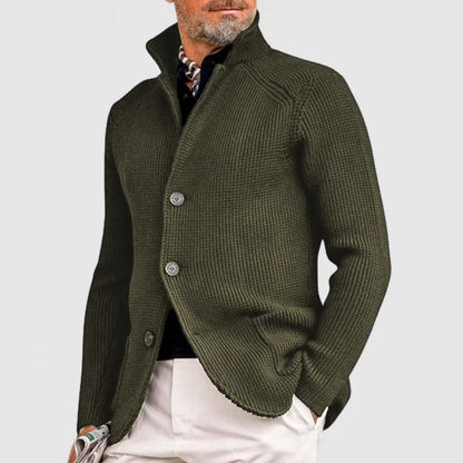 Tailored Fit Open Front Cardigan