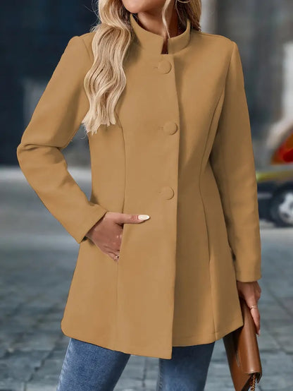 Ladies' Classic Winter Parka with Fall Pattern