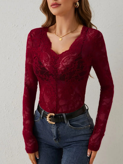 Delicate Lace Women's Top