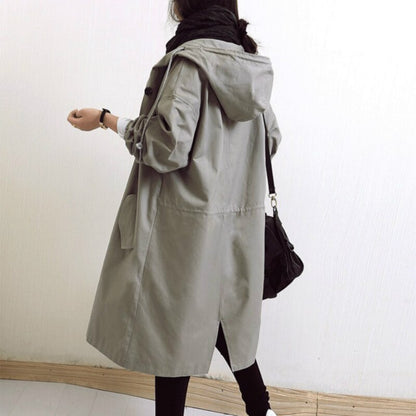 Ladies Waterproof Parka Jacket with Hood