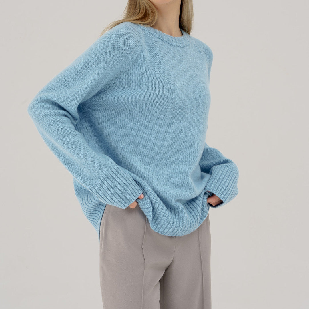 Cozy Womens Crew Neck Pullover Sweater