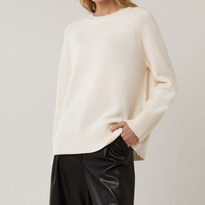 Cozy Womens Crew Neck Pullover Sweater