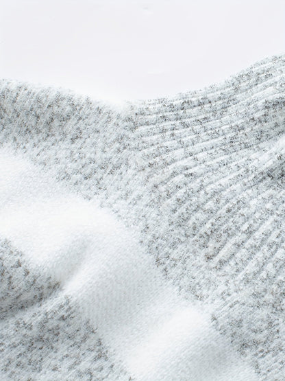 Classic Striped Crew Neck Women's Sweater