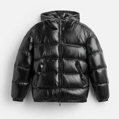 Warm Women's Zip Up Hooded Coat - Vossary