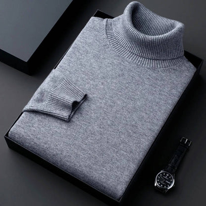 Classic Men's Crew Neck Wool Sweater