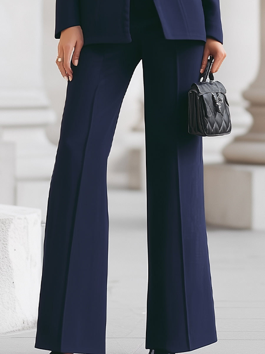 Classic Women's Blazer Pants Suit Set