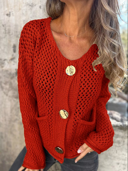 Cozy Knit Open Front Long Cardigan