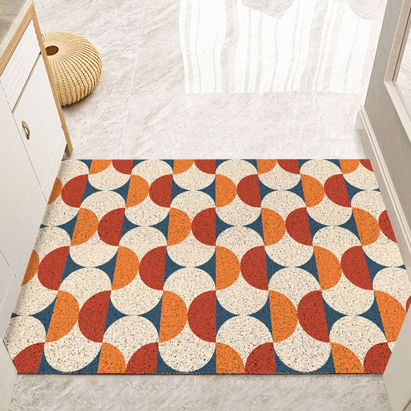Door Mat with Traditional Pattern and Anti-Slip Backing – Zessaly