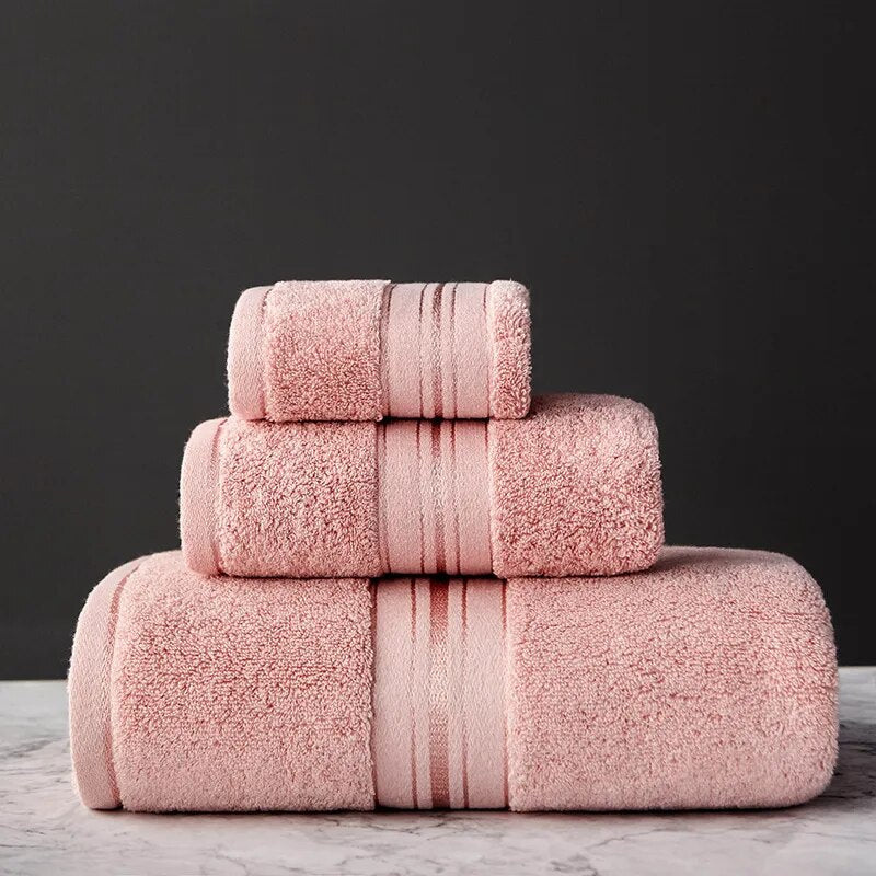 Premium Soft Cotton Bath Towel Set