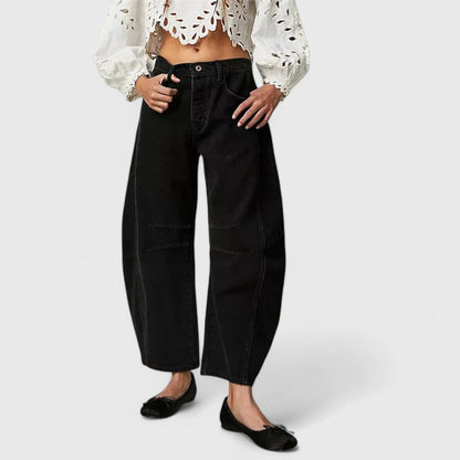 Relaxed Fit Wide Leg Rain Pants