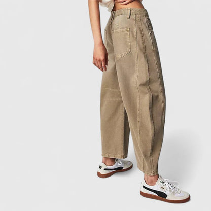 Relaxed Fit Wide Leg Rain Pants