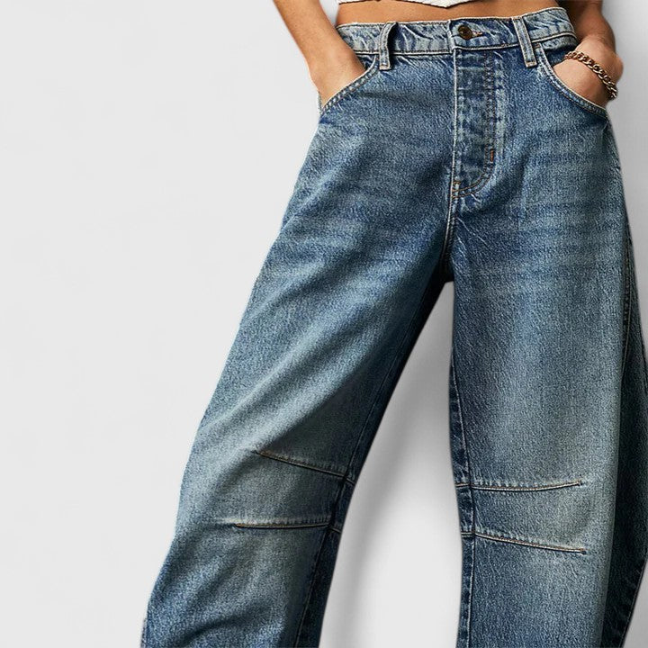 Relaxed Fit Wide Leg Rain Pants