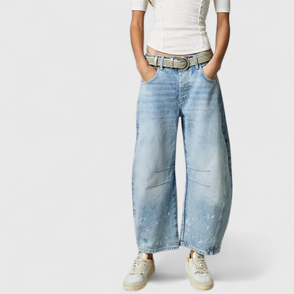 Relaxed Fit Wide Leg Rain Pants
