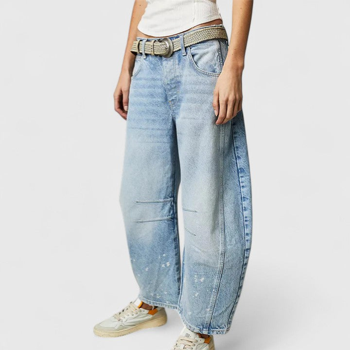 Relaxed Fit Wide Leg Rain Pants
