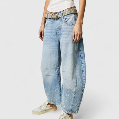 Relaxed Fit Wide Leg Rain Pants