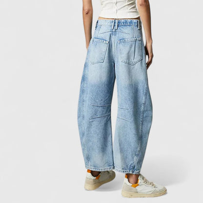 Relaxed Fit Wide Leg Rain Pants