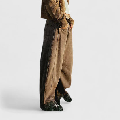Relaxed Fit Wide Leg Rain Pants