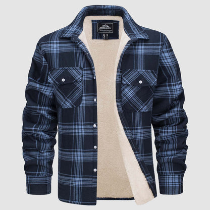 Cozy Thermal Flannel Shirt Jacket