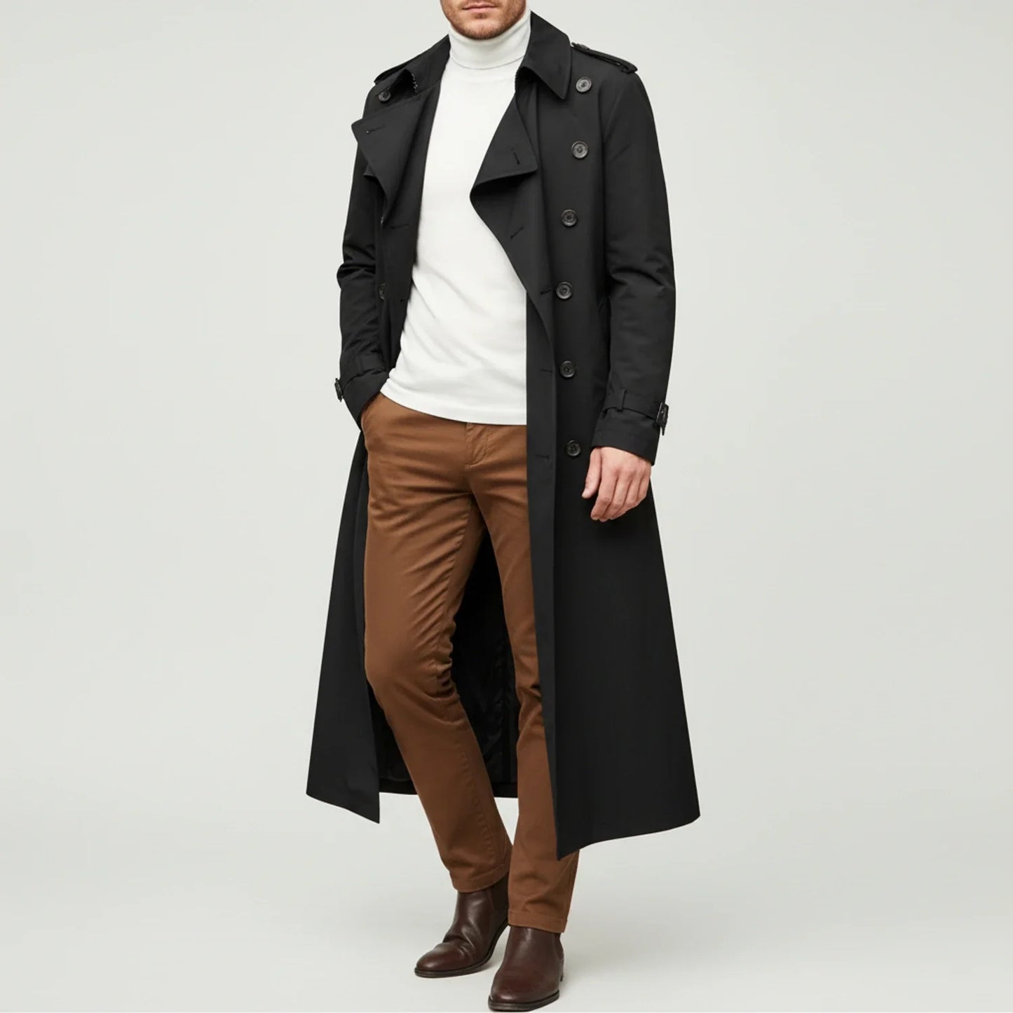 Classic Fit Mens Overcoat