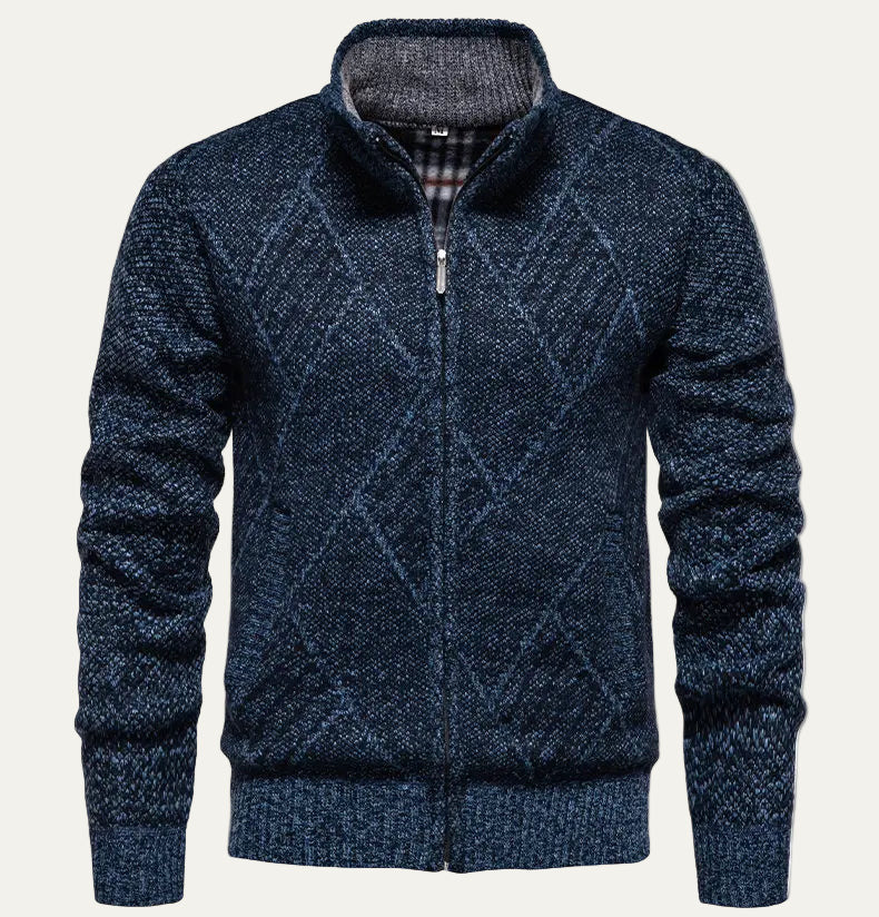 Warm Men's Fleece Zip Up Jacket