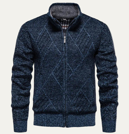 Warm Men's Fleece Zip Up Jacket