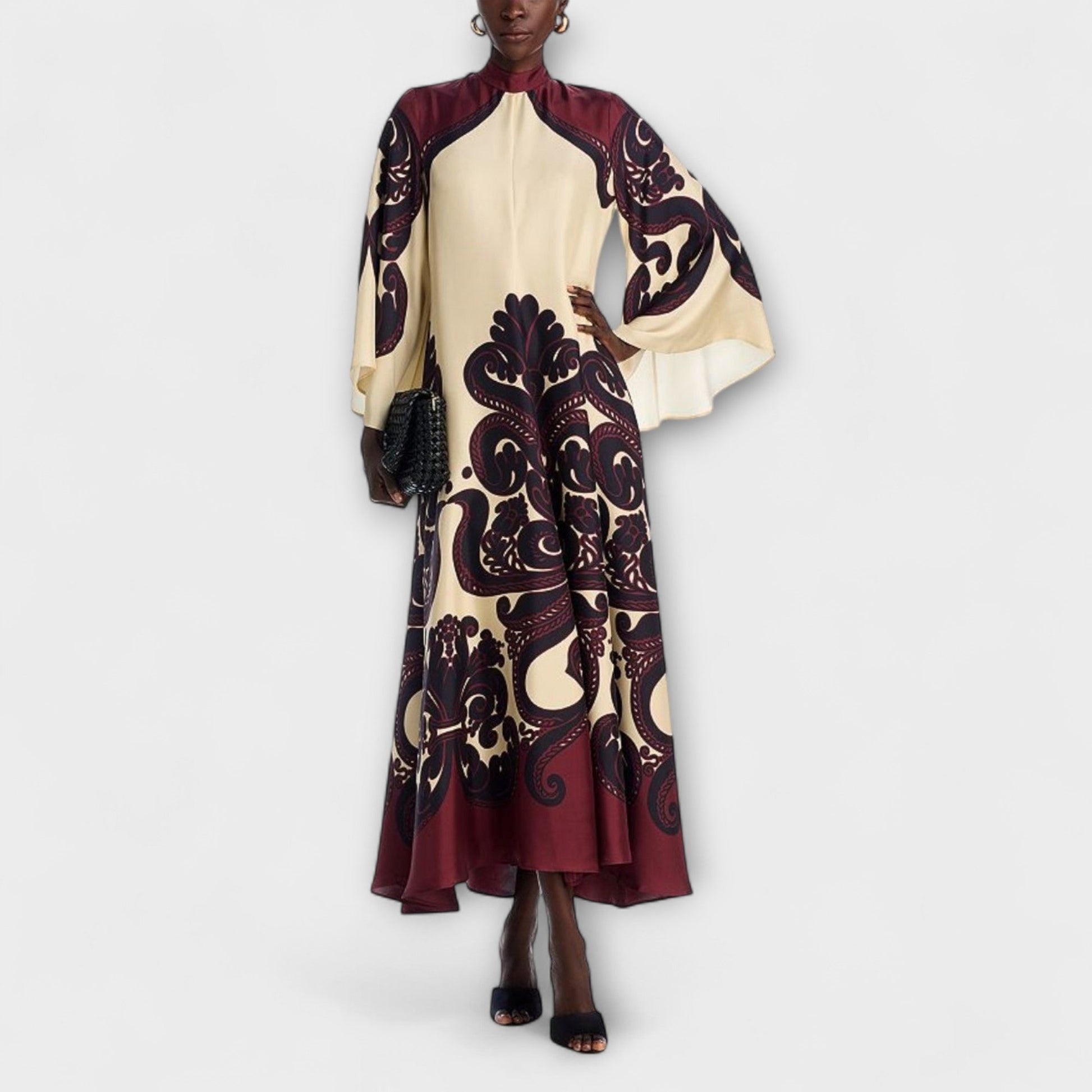 Elegant Floral Long Maxi Dress for Women - Vossary