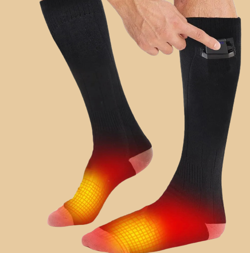Warm Rechargeable Socks for Winter 8 Hour Heat - Luxicro