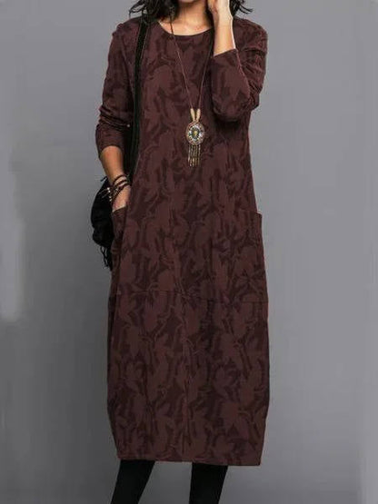 Comfortable Casual Dress with Side Pockets