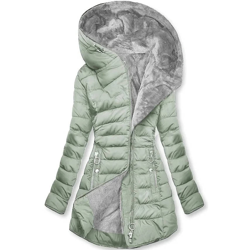 Ladies Warm Parka Jackets with Hood