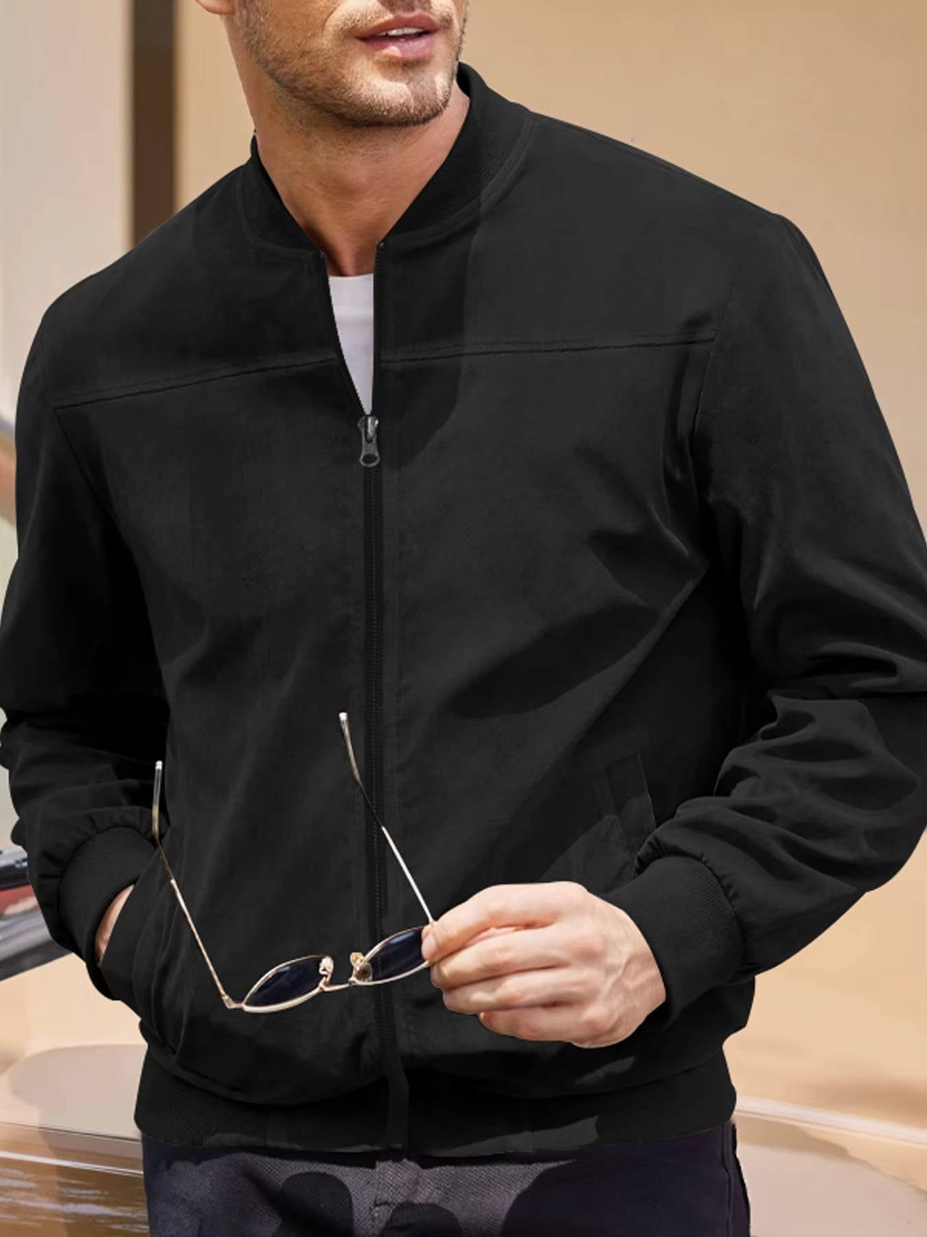 Luxury Leather Men's Coat
