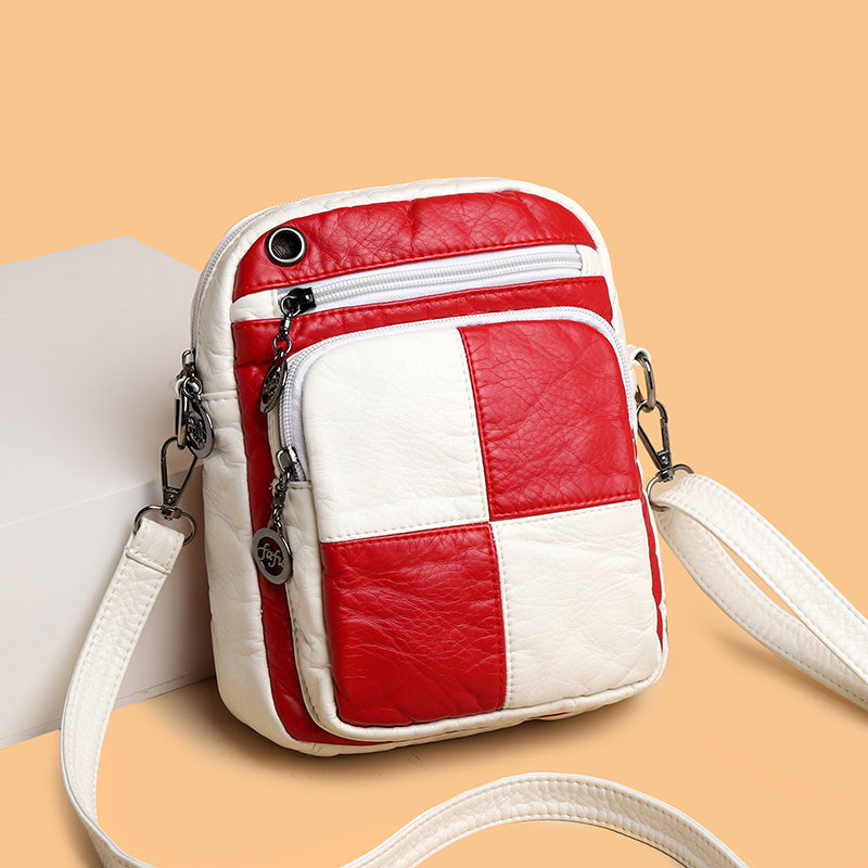 Small Chic Leather Shoulder Bag - EasyApparels
