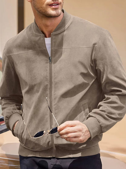 Luxury Leather Men's Coat