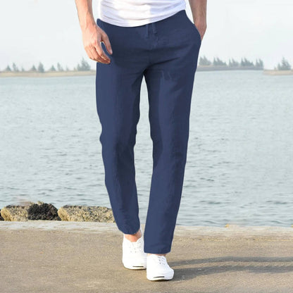 Men's Comfortable Summer Linen Trousers