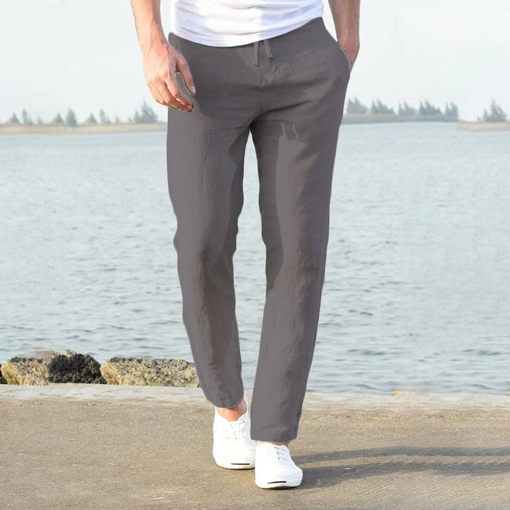 Men's Comfortable Summer Linen Trousers