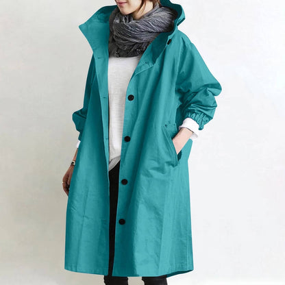 Large Size Ladies Raincoat Waterproof Jacket