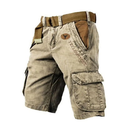 Practical Men's Utility Shorts With Extra Pockets