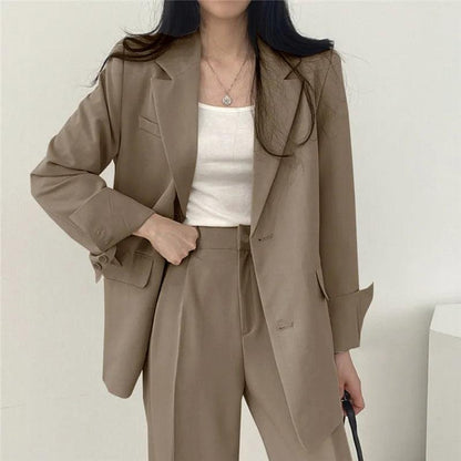 Classic Women's 2 Piece Blazer Suit Set