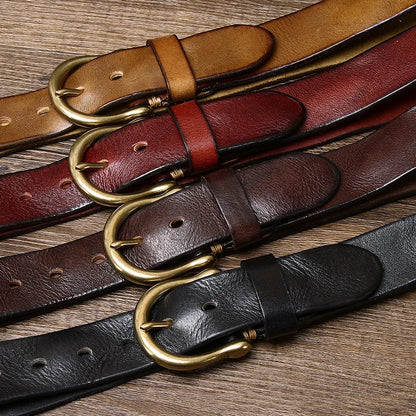 Genuine Leather Western Belt - EasyApparels