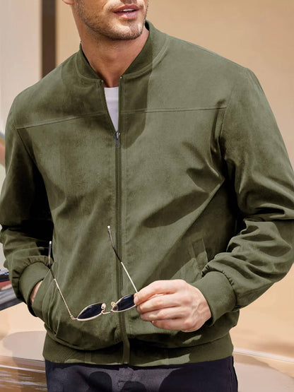 Luxury Leather Men's Coat