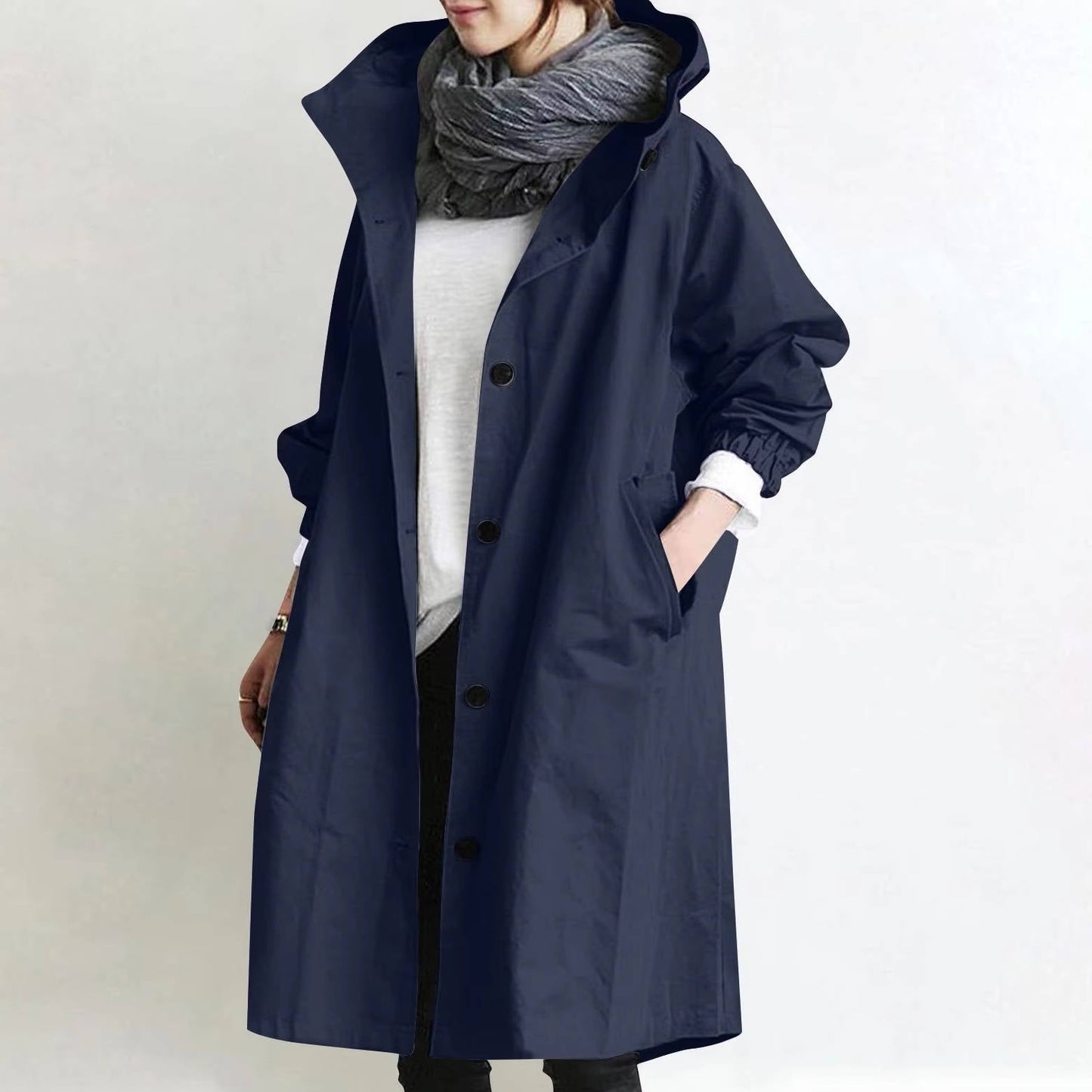 Large Size Ladies Raincoat Waterproof Jacket